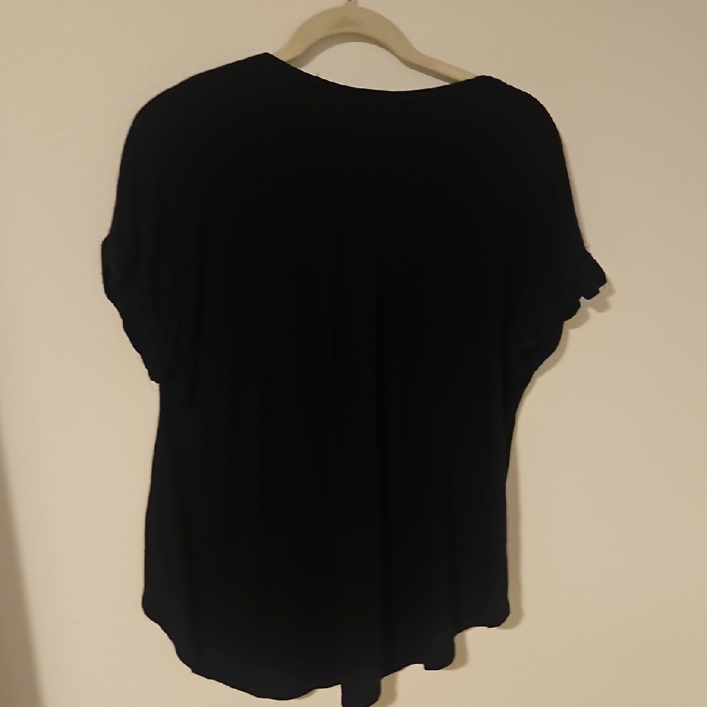 Universal Thread Black Button-Front Blouse - Picture 6 of 6